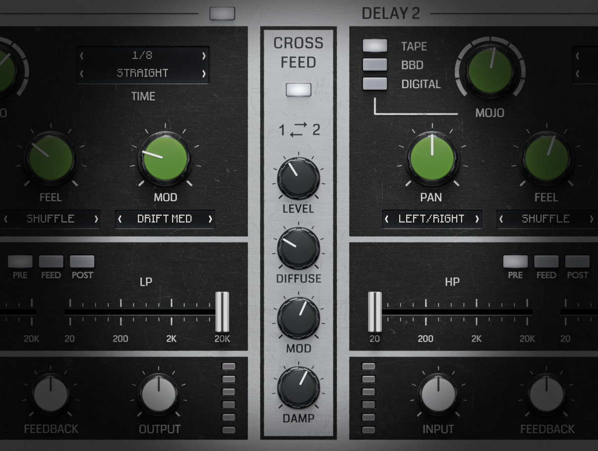 The FEED Section: Cross-Feed into Reverb